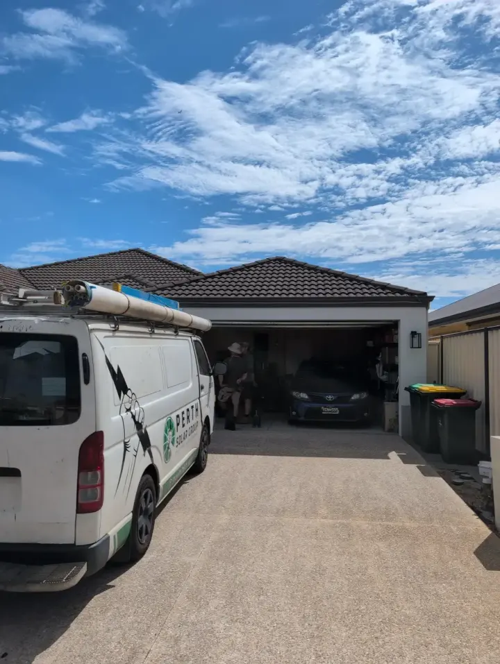 Solar array on a Perth roof