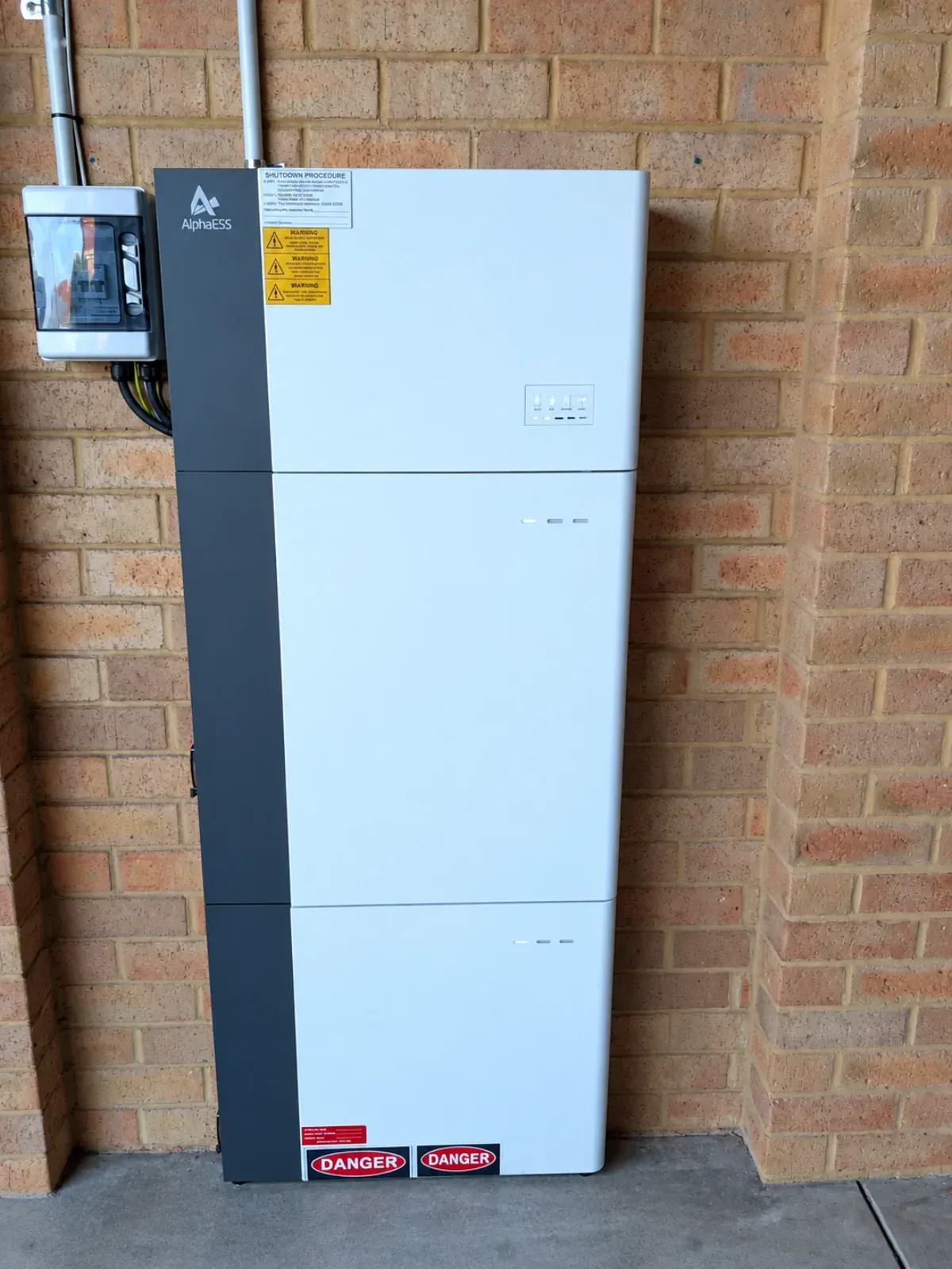 Alpha ESS battery installation