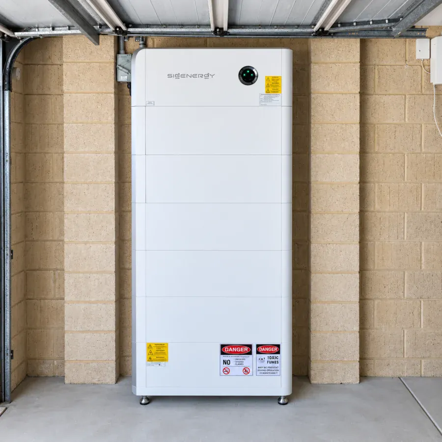 Home battery installation
