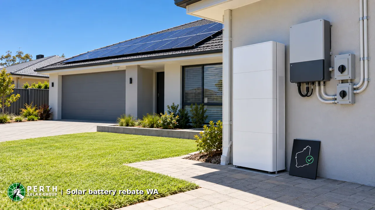 Solar battery rebate WA